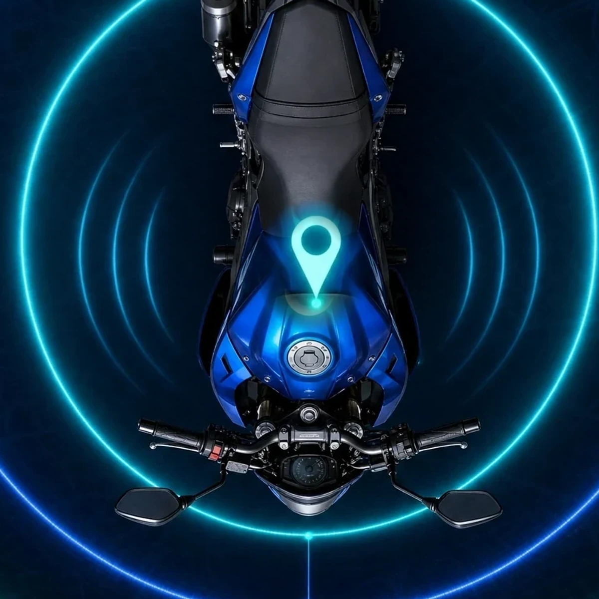 Moto protegida pela tecnologia Declatrack