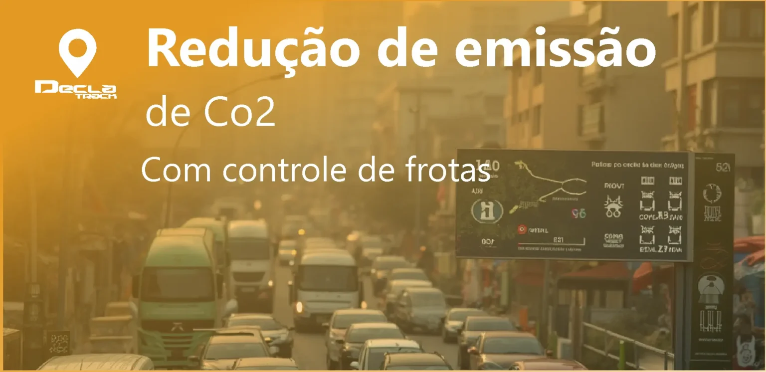 Redução de emissão de Co2 com controle de frotas